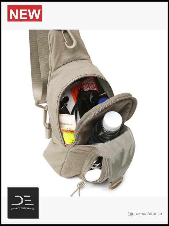 Sling Bag Adjustable Straps Crossbody Lightweight Backpack Travel Hiking main image 4